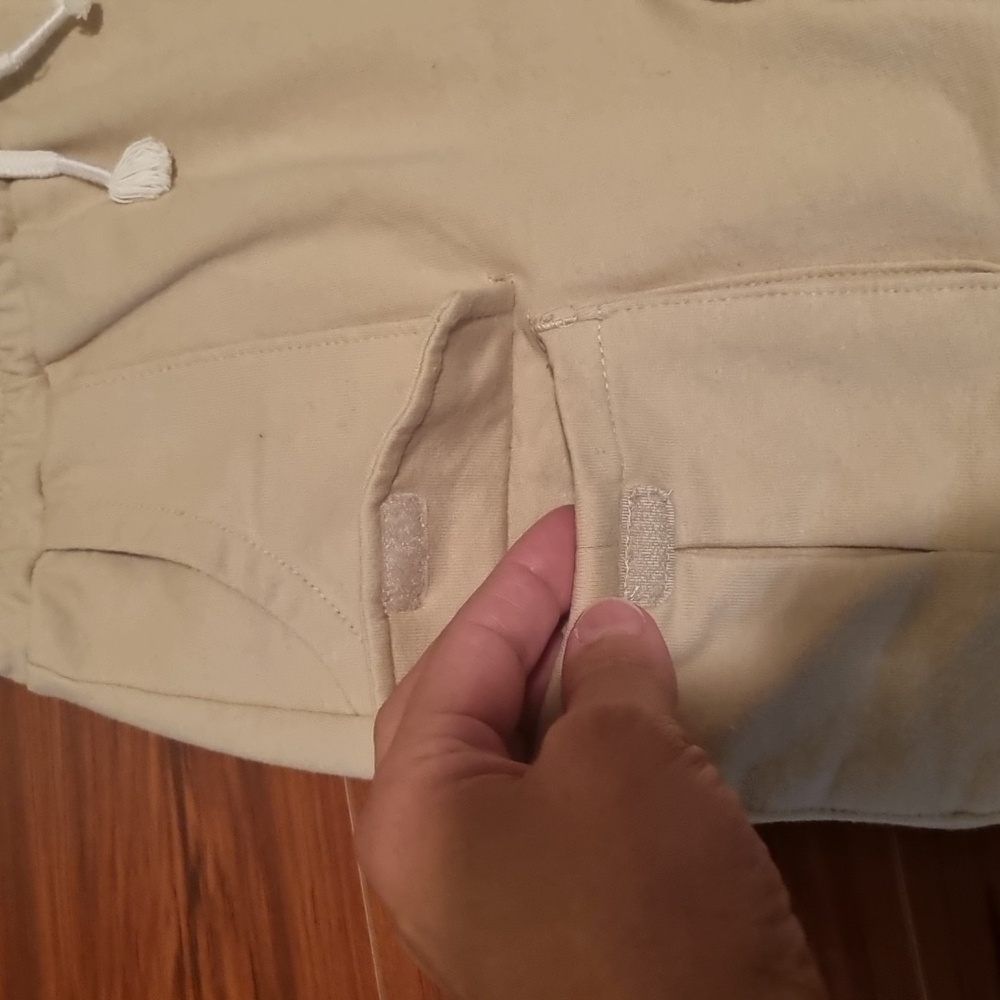 Easy-Peasy Hoodie & Shorts Set Cream Size 3T - Picture 9 of 15